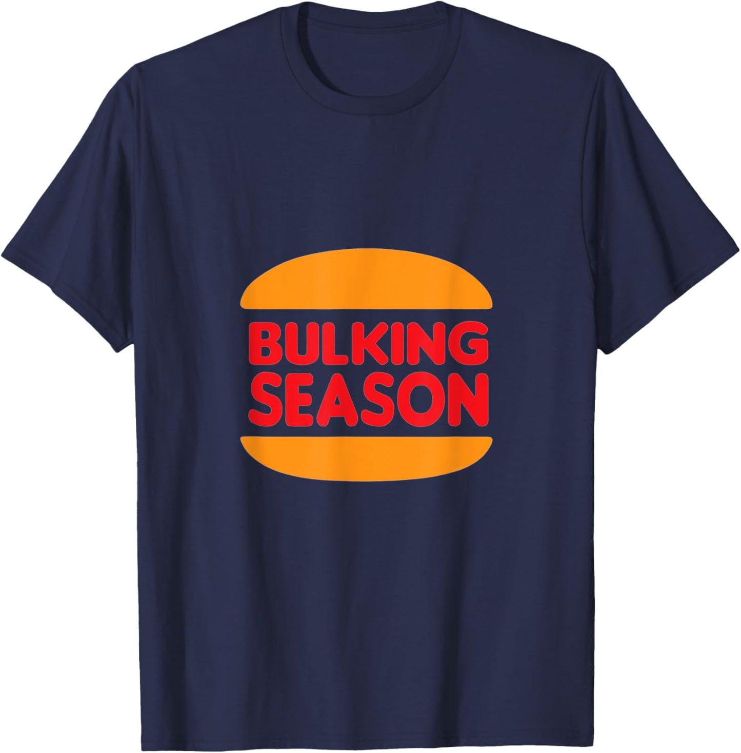 Bodybuilding and Weightlifting Bulking Season Design T-Shirt - T-Shirt | Navy