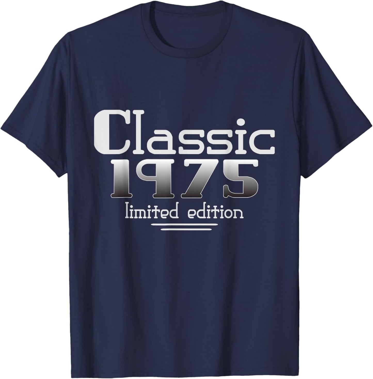 50 Year Old Classic 1975 Vintage 50th Birthday Party Men T-Shirt - T-Shirt | Navy