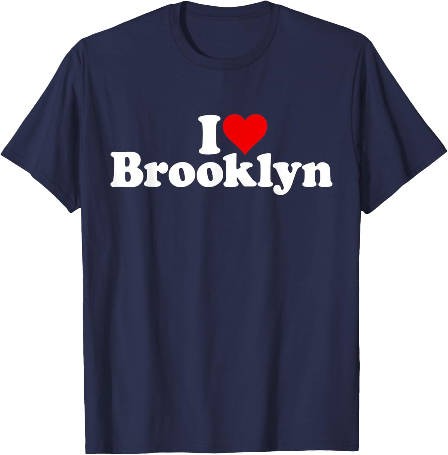 I Love Heart Brooklyn T-Shirt - T-Shirt | Navy