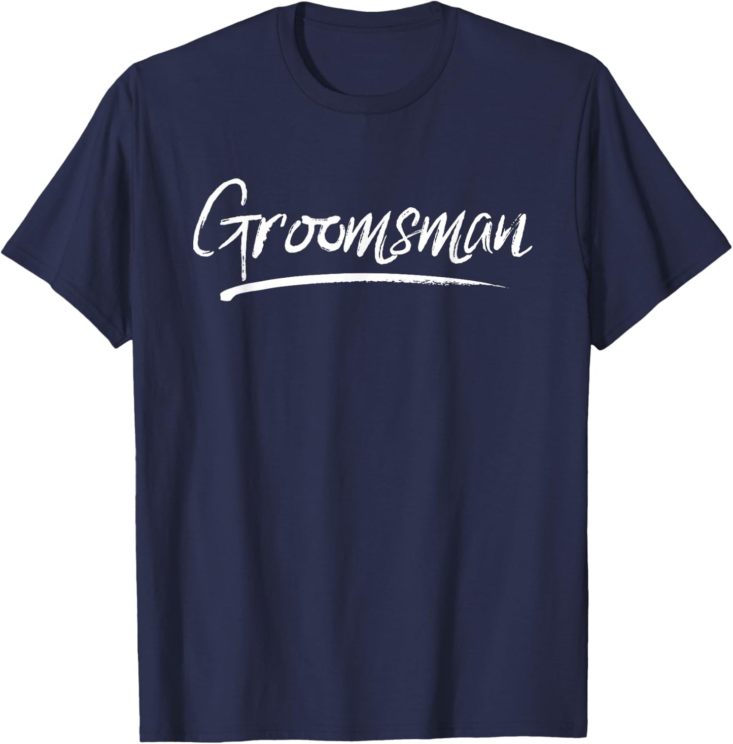 Groomsman Matching Bachelor Party Groomsmen Group T-Shirt - T-Shirt | Navy