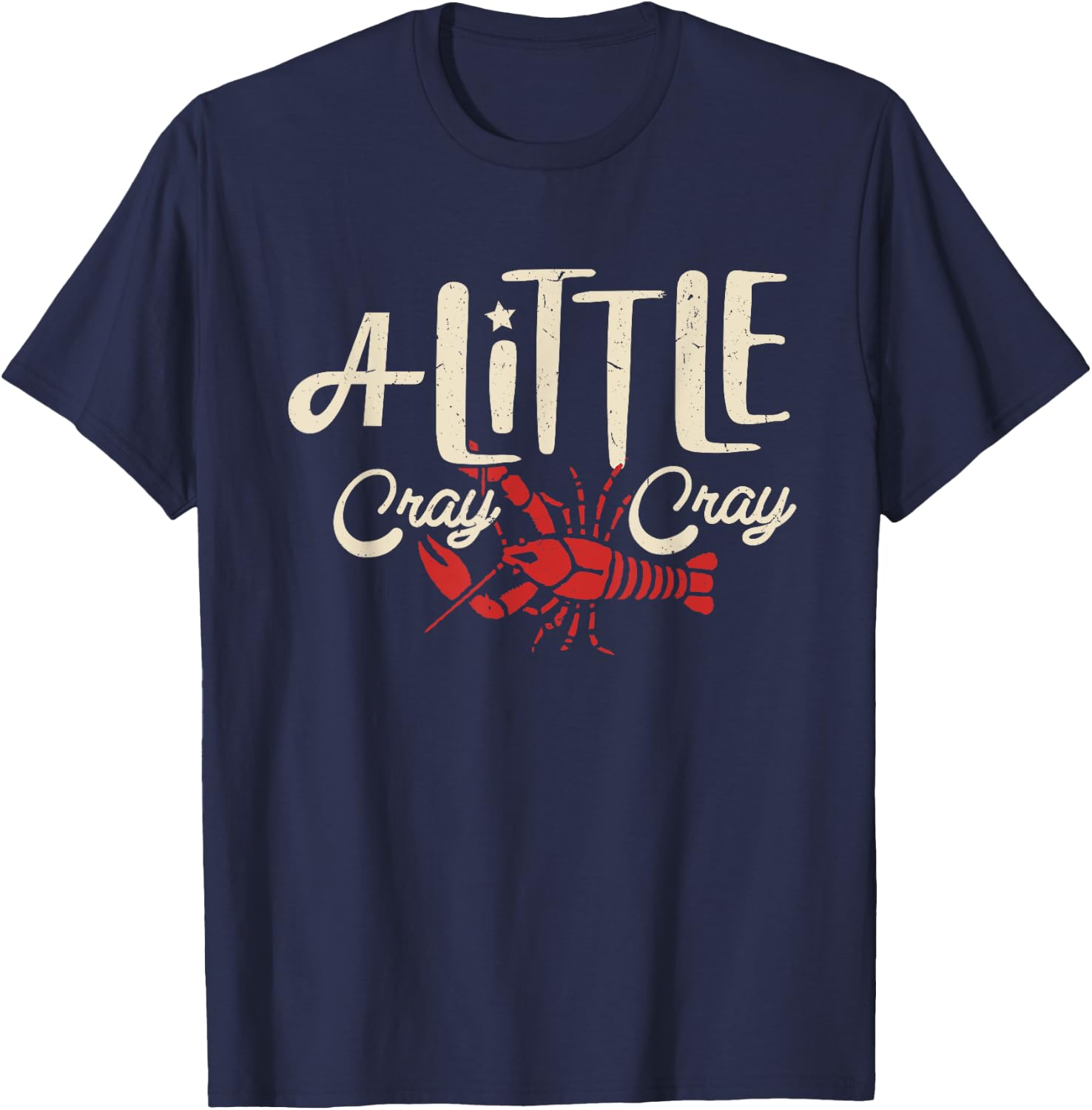 Crawfish Boil Shirt Little Cray Louisiana Kids Boys Girls T-Shirt - T-Shirt | Navy