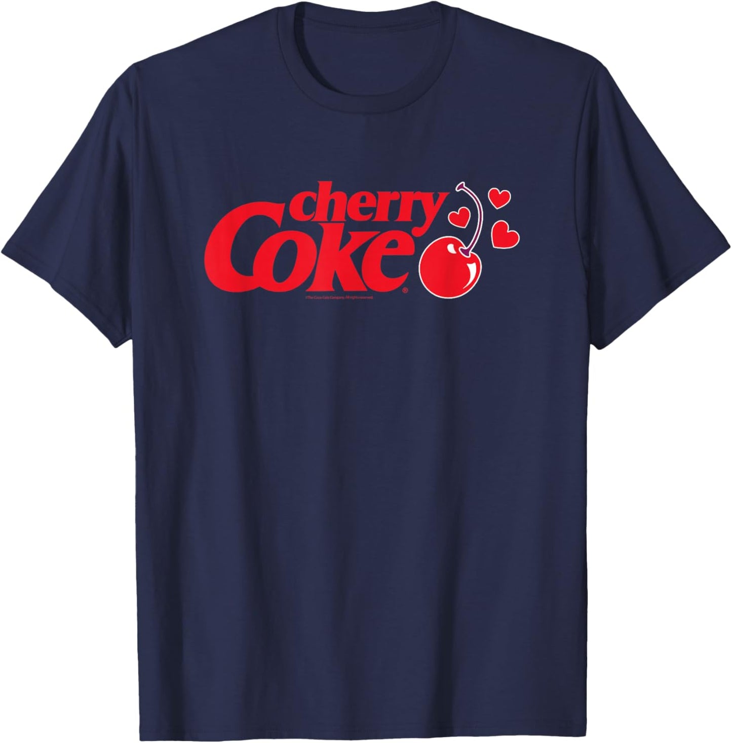 Coca-Cola - - Cherry Coke Hearts T-Shirt - T-Shirt | Navy