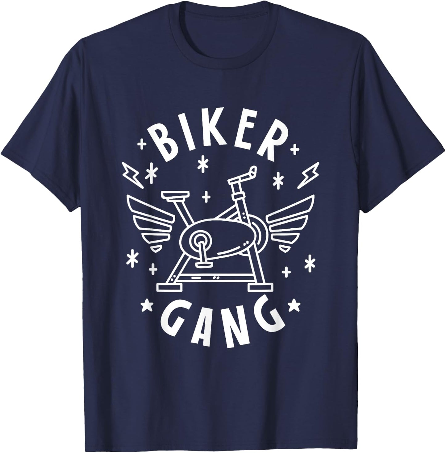 Biker Gang for Spin Class T-Shirt - T-Shirt | Navy