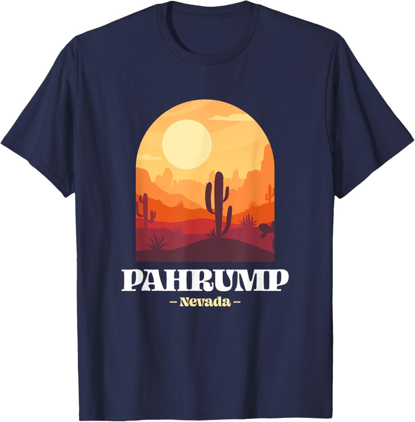 Pahrump, Nevada Vacation Travel Souvenir Graphic T-Shirt - T-Shirt | Navy
