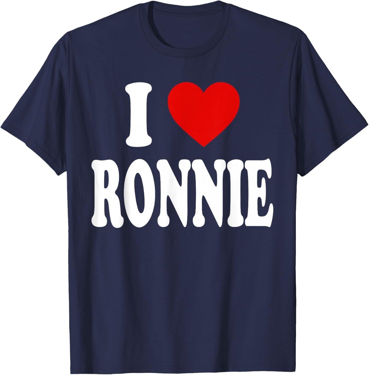 I Heart Love Ronnie T-Shirt - T-Shirt | Navy