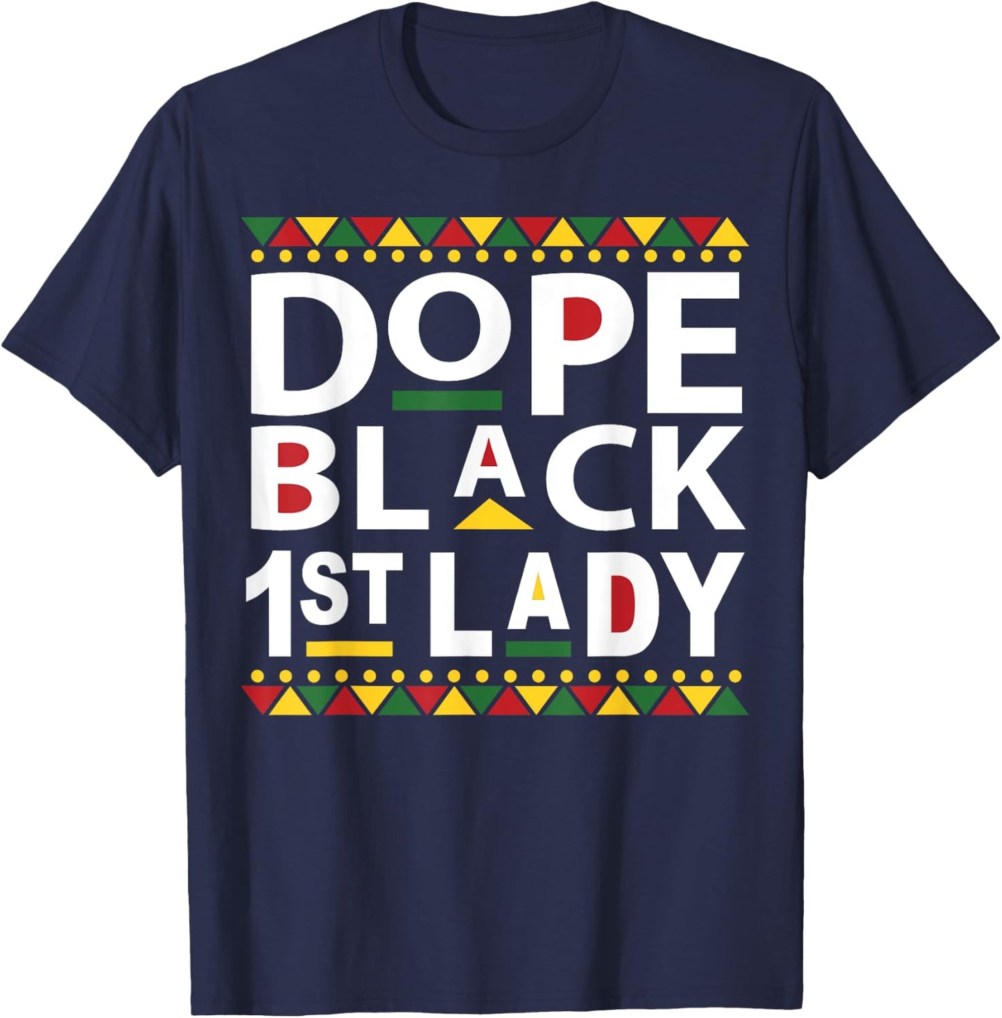 Black 1st Lady Pastor Prophetess Appreciation Gift T-Shirt - T-Shirt | Navy