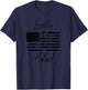Locally Hated American Flag Funny Patriotic Men T-Shirt - T-Shirt | Navy
