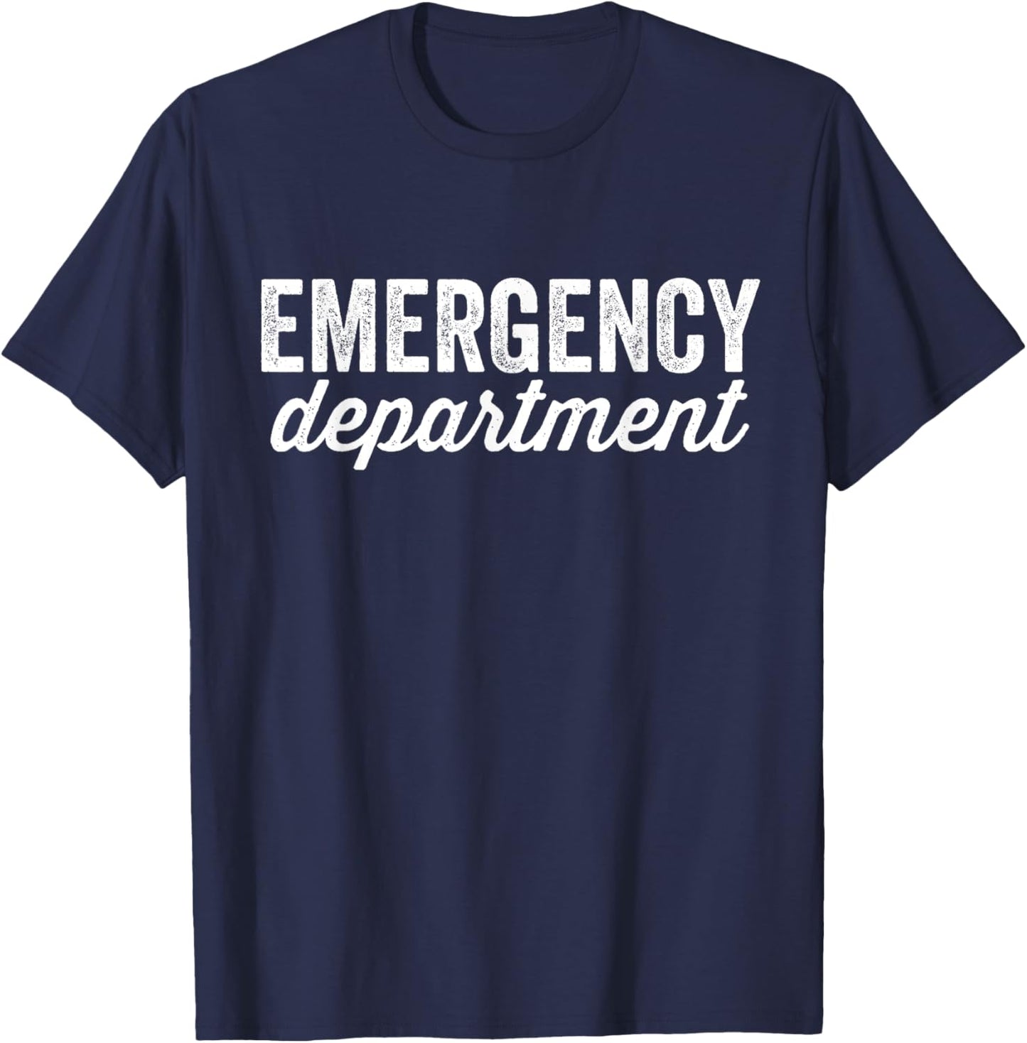 Emergency Department Emergency Room Healthcare ED Tech T-Shirt - T-Shirt | Navy