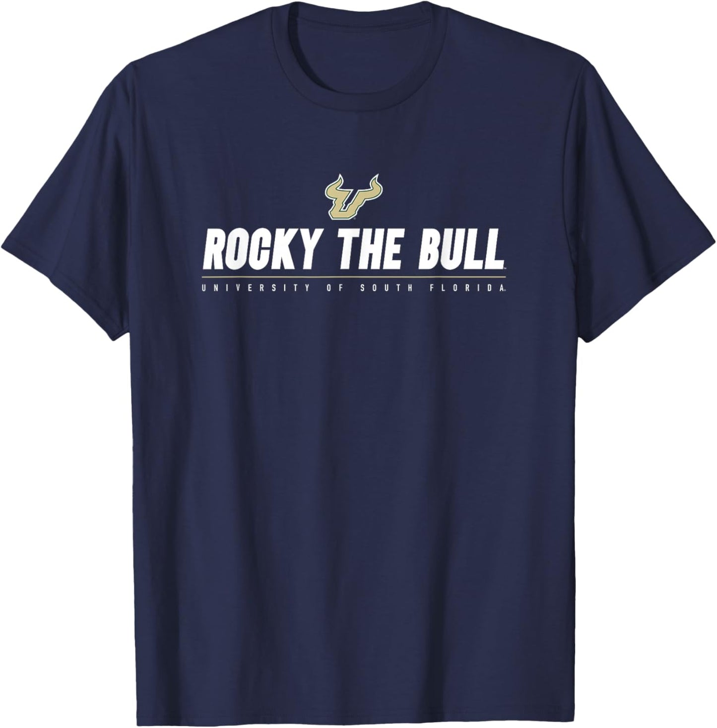 University of South Florida USF Bulls School Spirit T-Shirt - T-Shirt | Navy