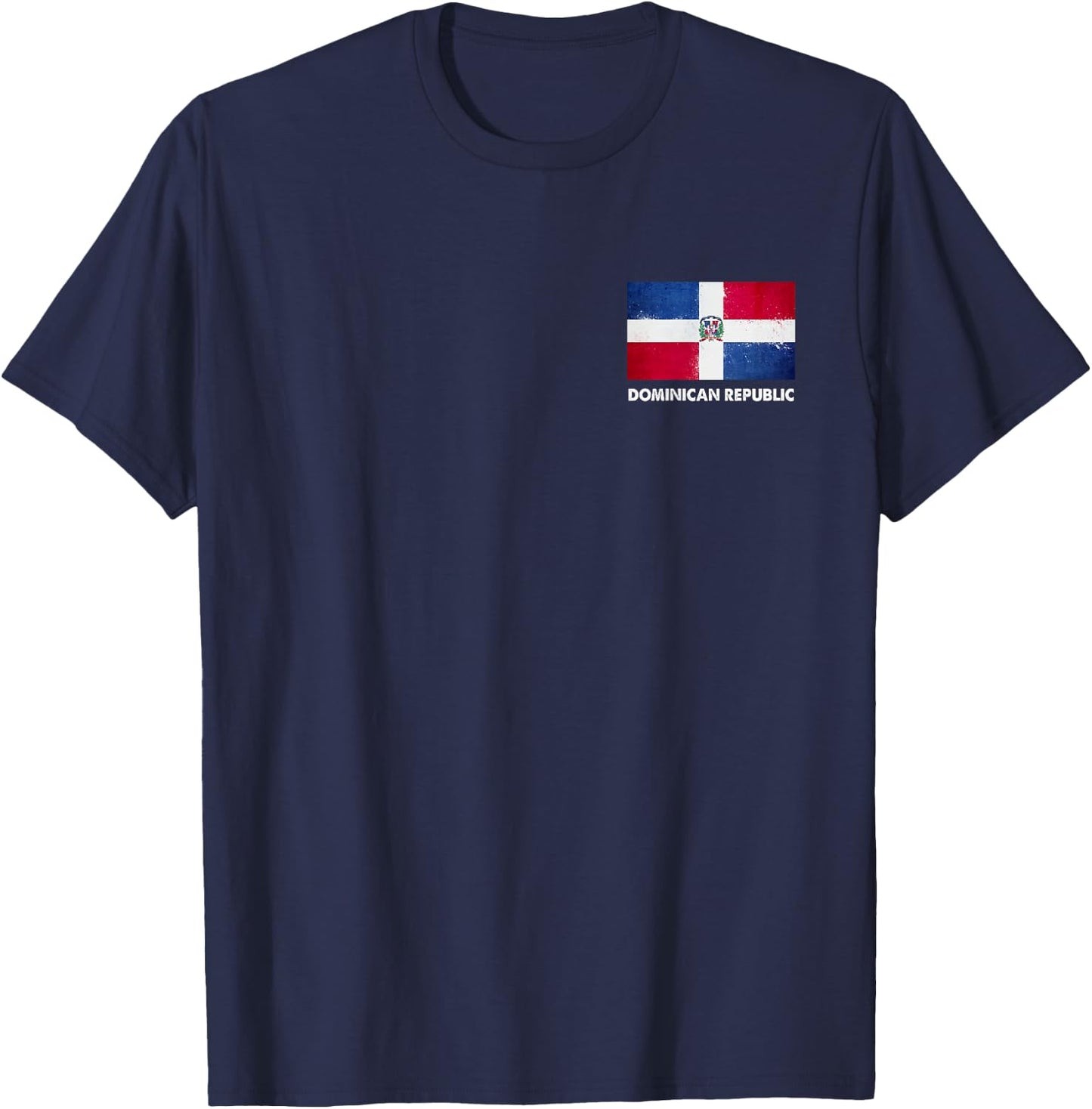 Dominican Republic Flag Shirt | Dominican T-Shirt - T-Shirt | Navy