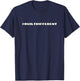 Built Different #builtdifferent T-Shirt - T-Shirt | Navy