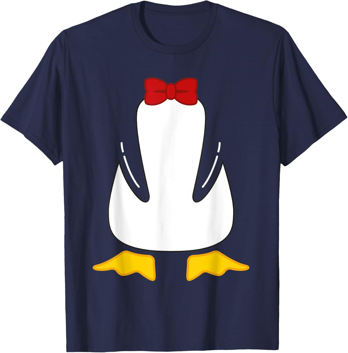 Funny Funky Penguin Body T-Shirt - T-Shirt | Navy