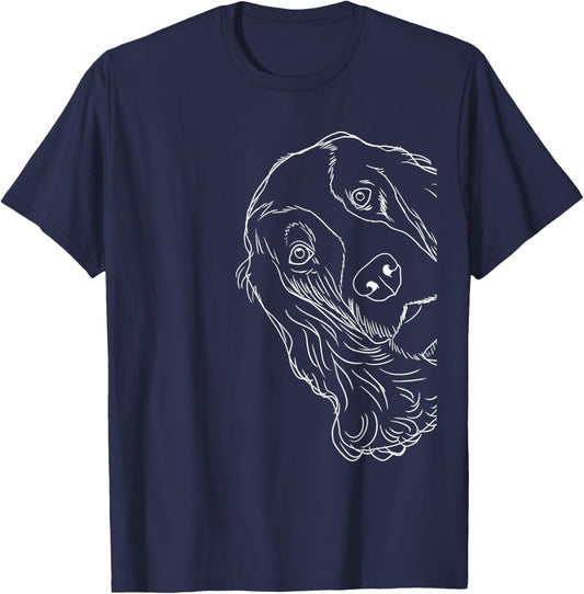 Funny Dog English Cocker Spaniel Men Women Kids T-Shirt - T-Shirt | Navy