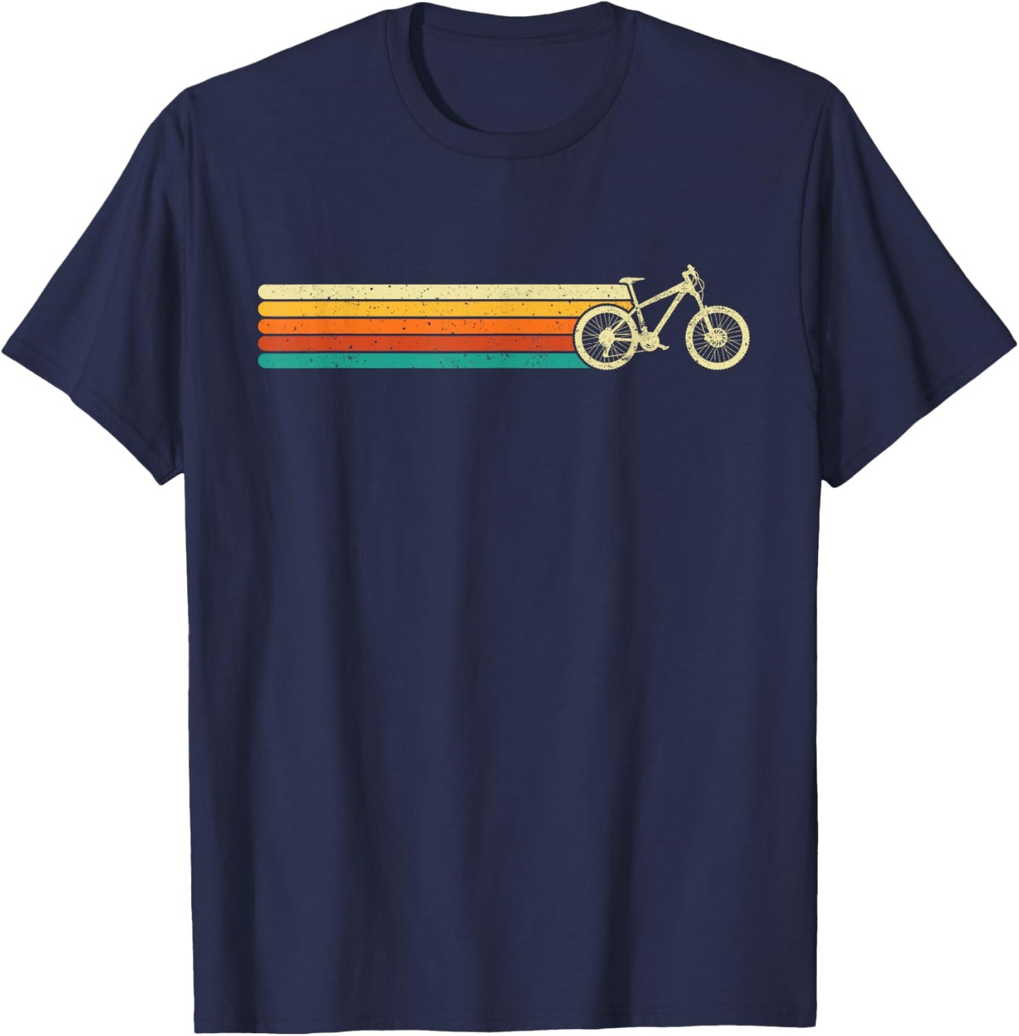 MTB Bicycle - Mountain Biking Cyclist Cycling Bike Rider T-Shirt - T-Shirt | Navy