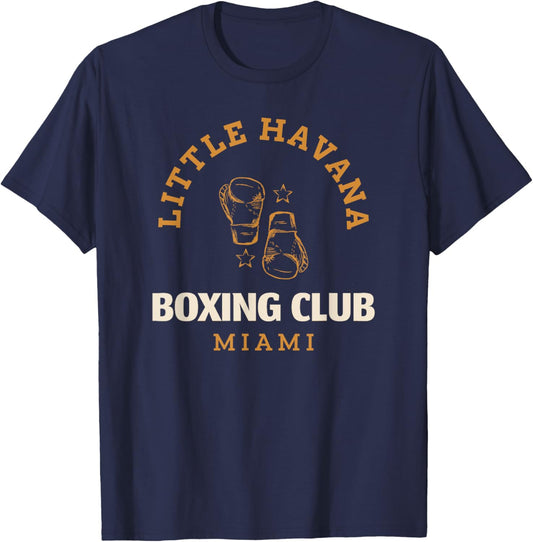 Little Havana Boxing Club Miami - Boxing T-Shirt - T-Shirt | Navy