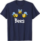 Birds And Bees Matching Couple Halloween Best Friends Funny T-Shirt - T-Shirt | Navy