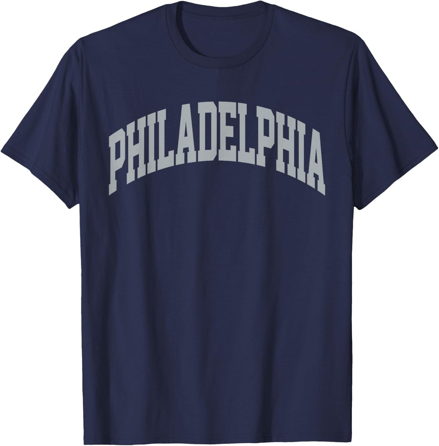 Retro Philadelphia Souvenir Classic Philadelphia Grey Green T-Shirt - T-Shirt | Navy