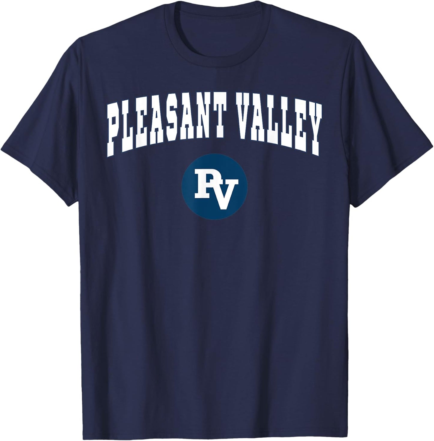 Pleasant Valley High School Spartans C2 T-Shirt - T-Shirt | Navy