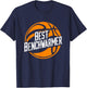 Funny saying: Best Benchwarmer Bench Press Basketball T-Shirt - T-Shirt | Navy