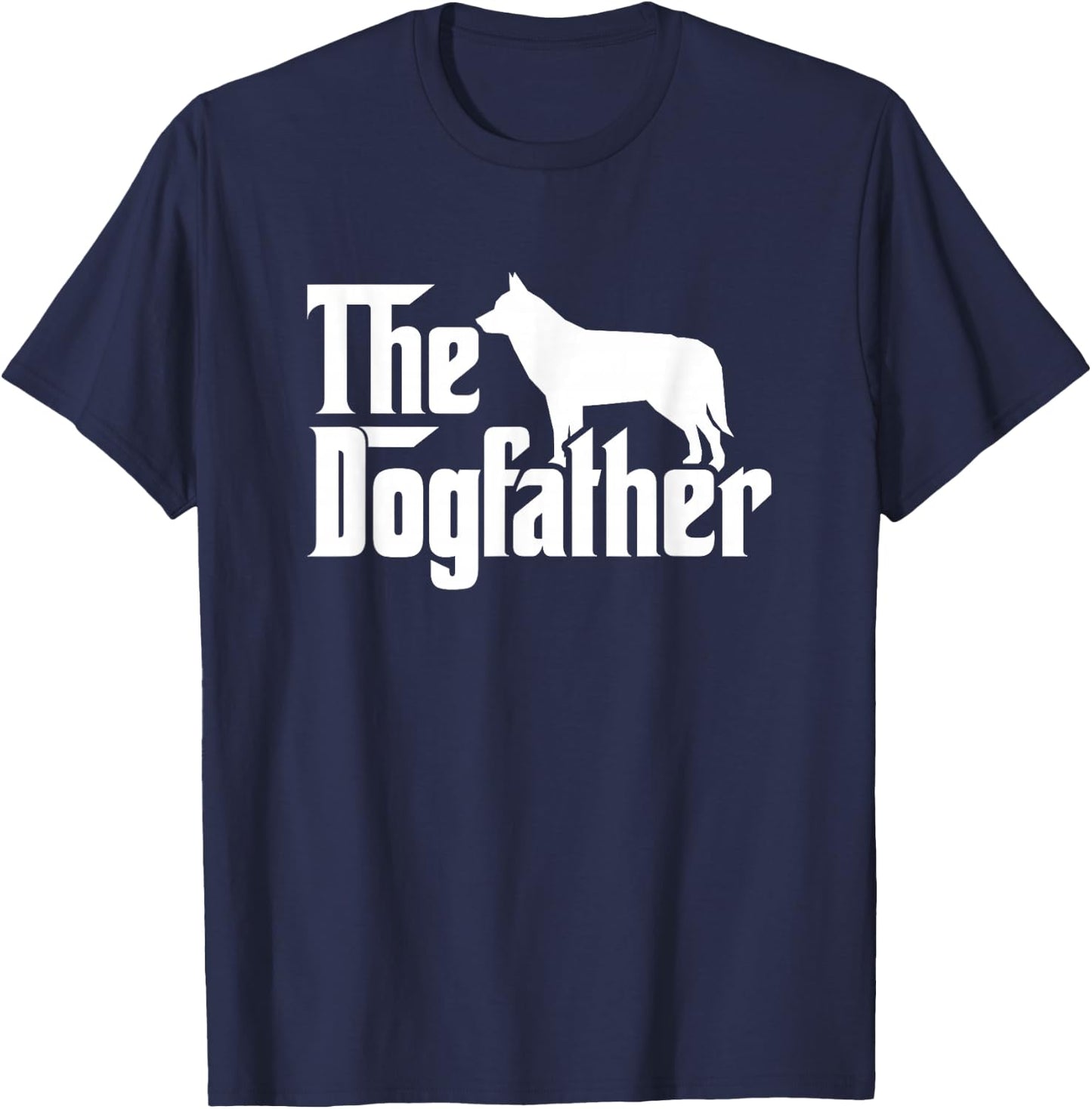 Siberian Husky The Dogfather T-Shirt - T-Shirt | Navy