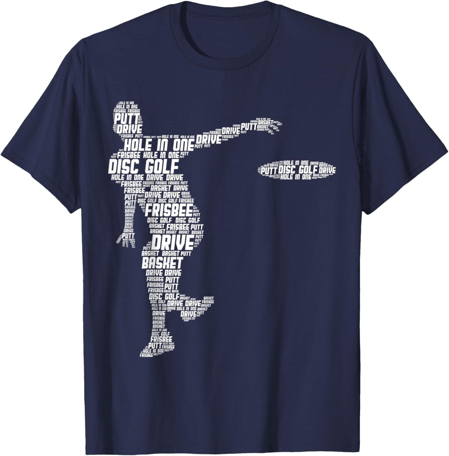 Disc Golf Frisbee Men Kids T-Shirt - T-Shirt | Navy