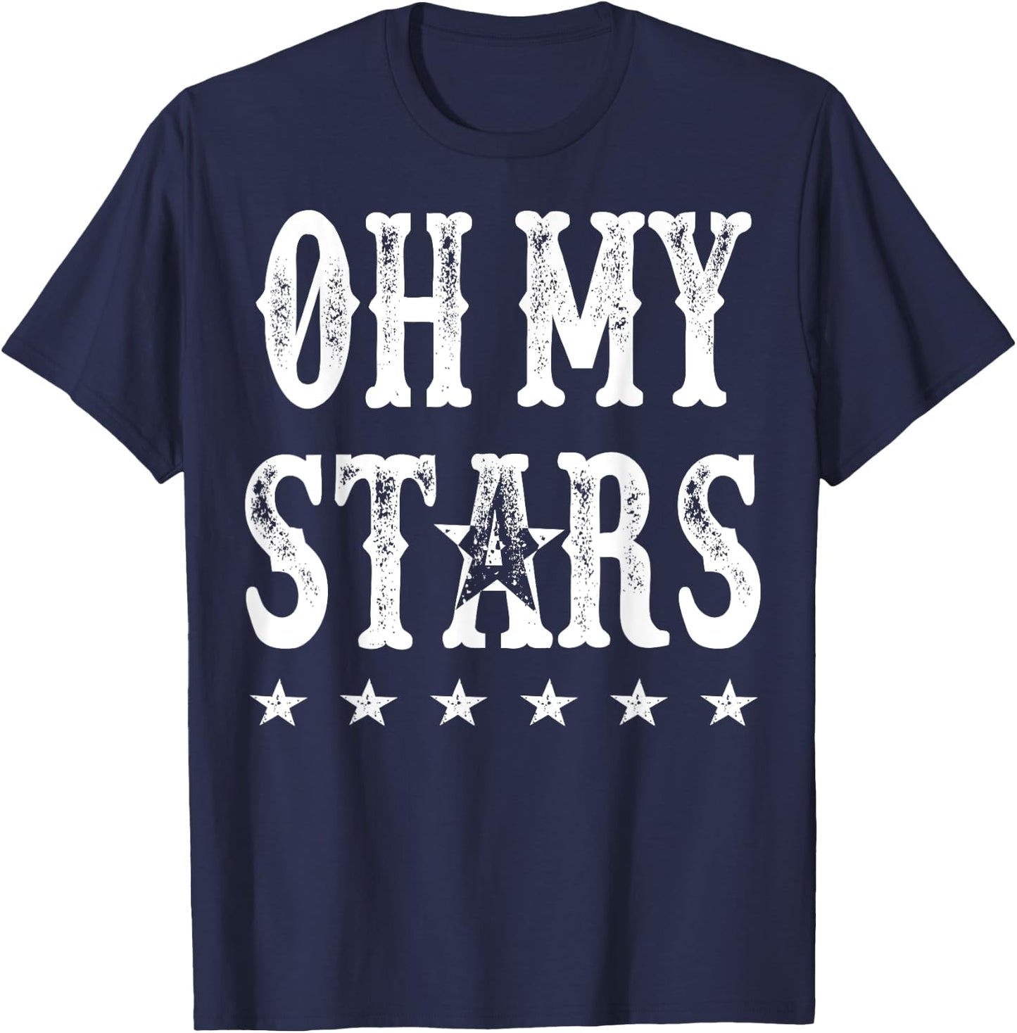 Oh My Stars 4th of July Patriotic Kids Men T-Shirt - T-Shirt | Navy