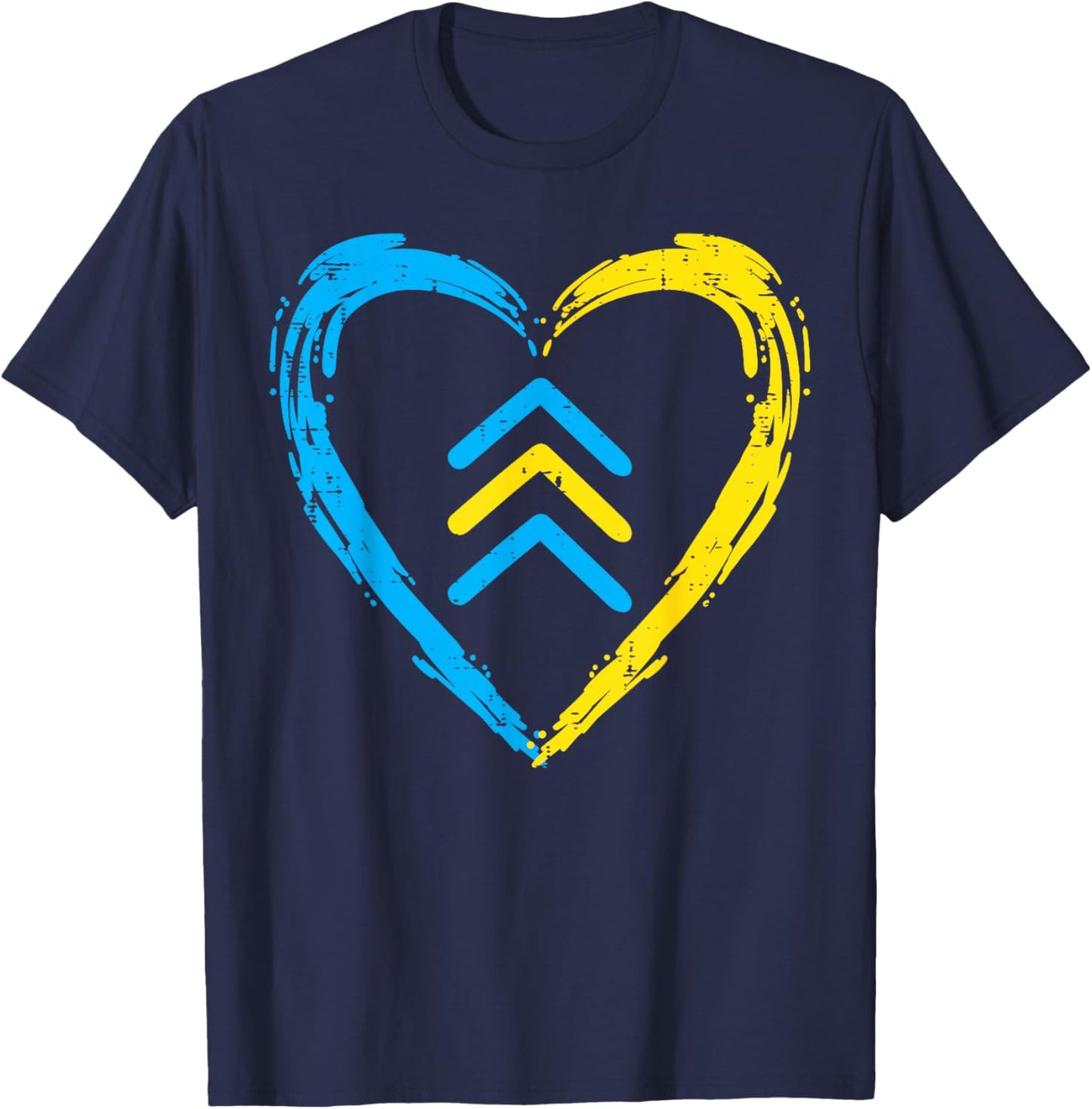 Down Syndrome Awareness Arrows Trisomy 21 T21 Men Women Kids T-Shirt - T-Shirt | Navy