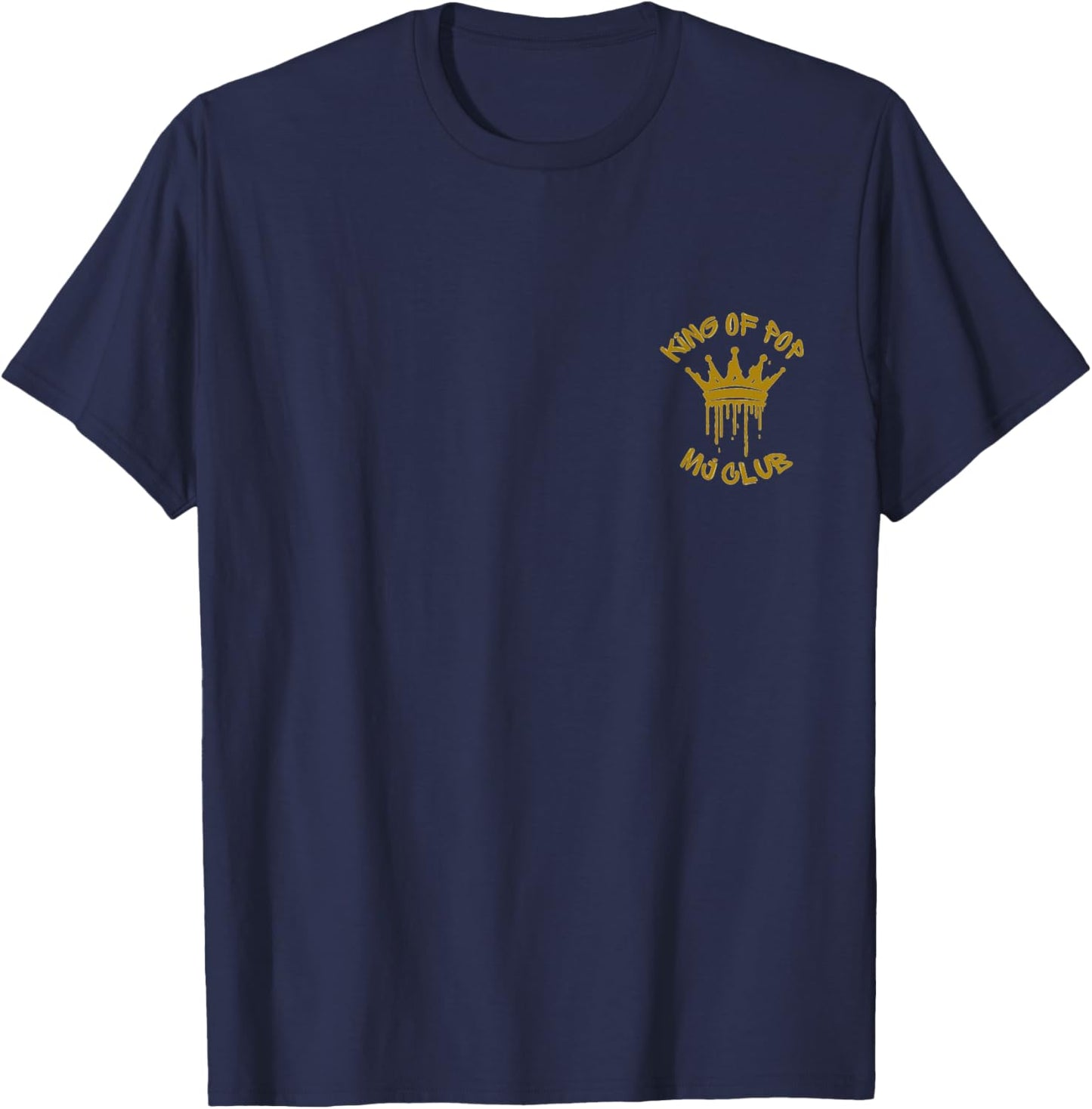 Michael Jackson 016 MJ Club Back Print T-Shirt - T-Shirt | Navy