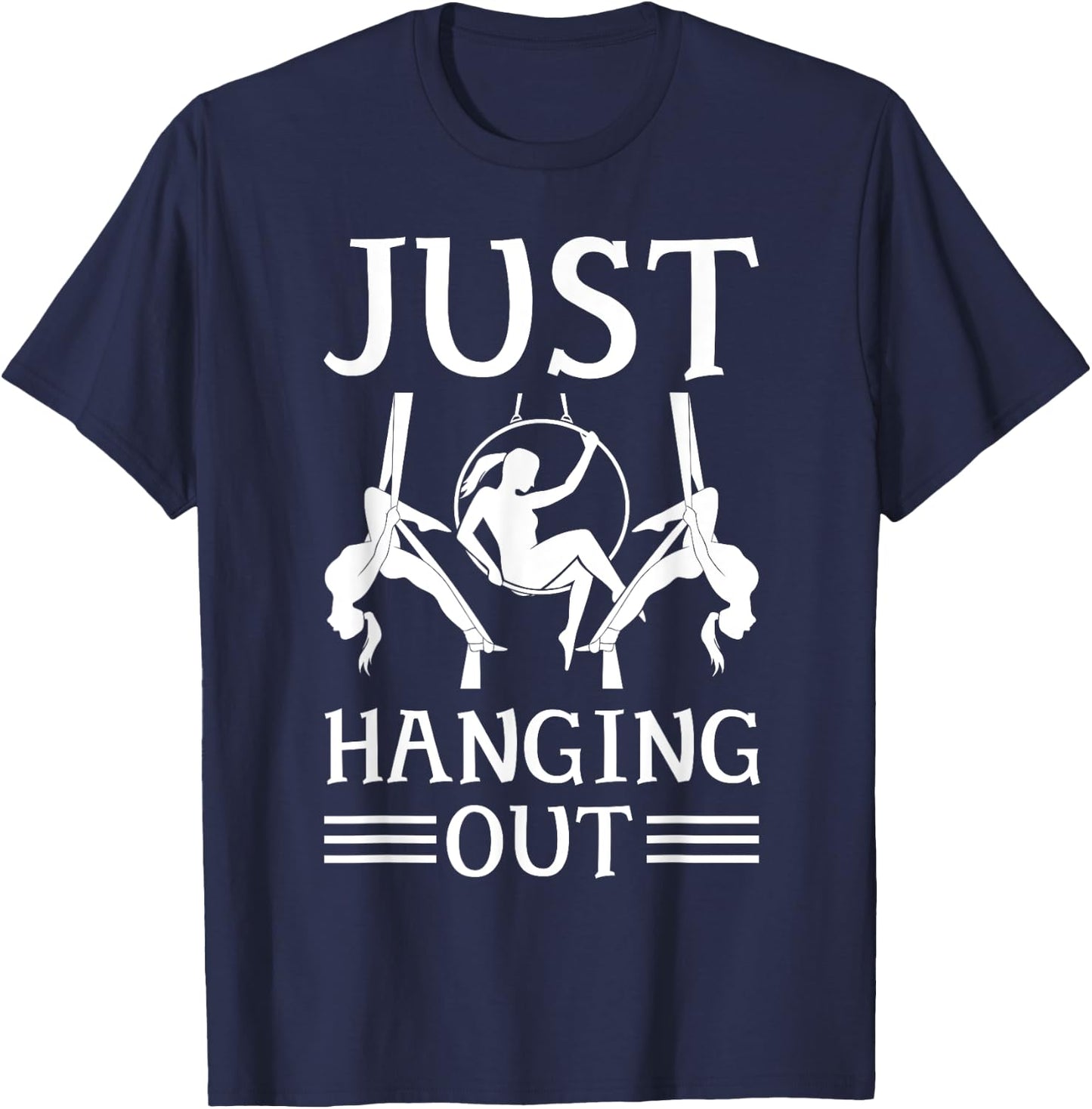 Aerialist Clothing Aerial Yoga Beginner Aerial Silks Dancer T-Shirt - T-Shirt | Navy