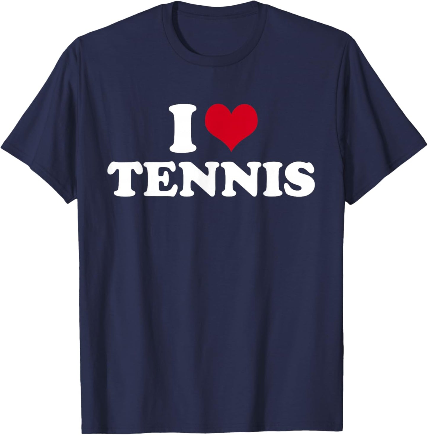 I Love Tennis T-Shirt - T-Shirt | Navy