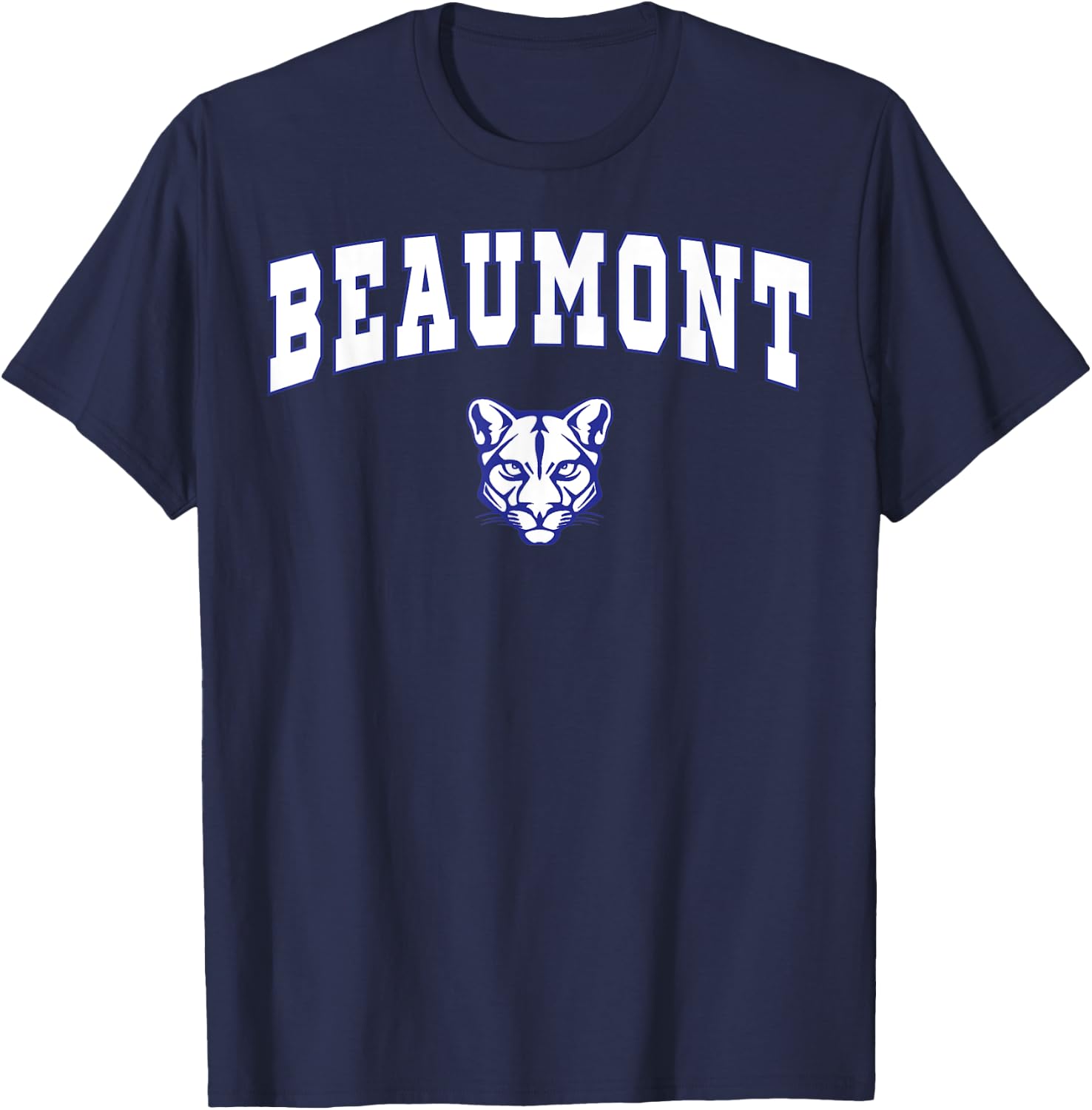 Beaumont High School Cougars C2 T-Shirt - T-Shirt | Navy