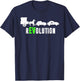 Electric Vehicle rEVolution EV Driver T-Shirt - T-Shirt | Navy