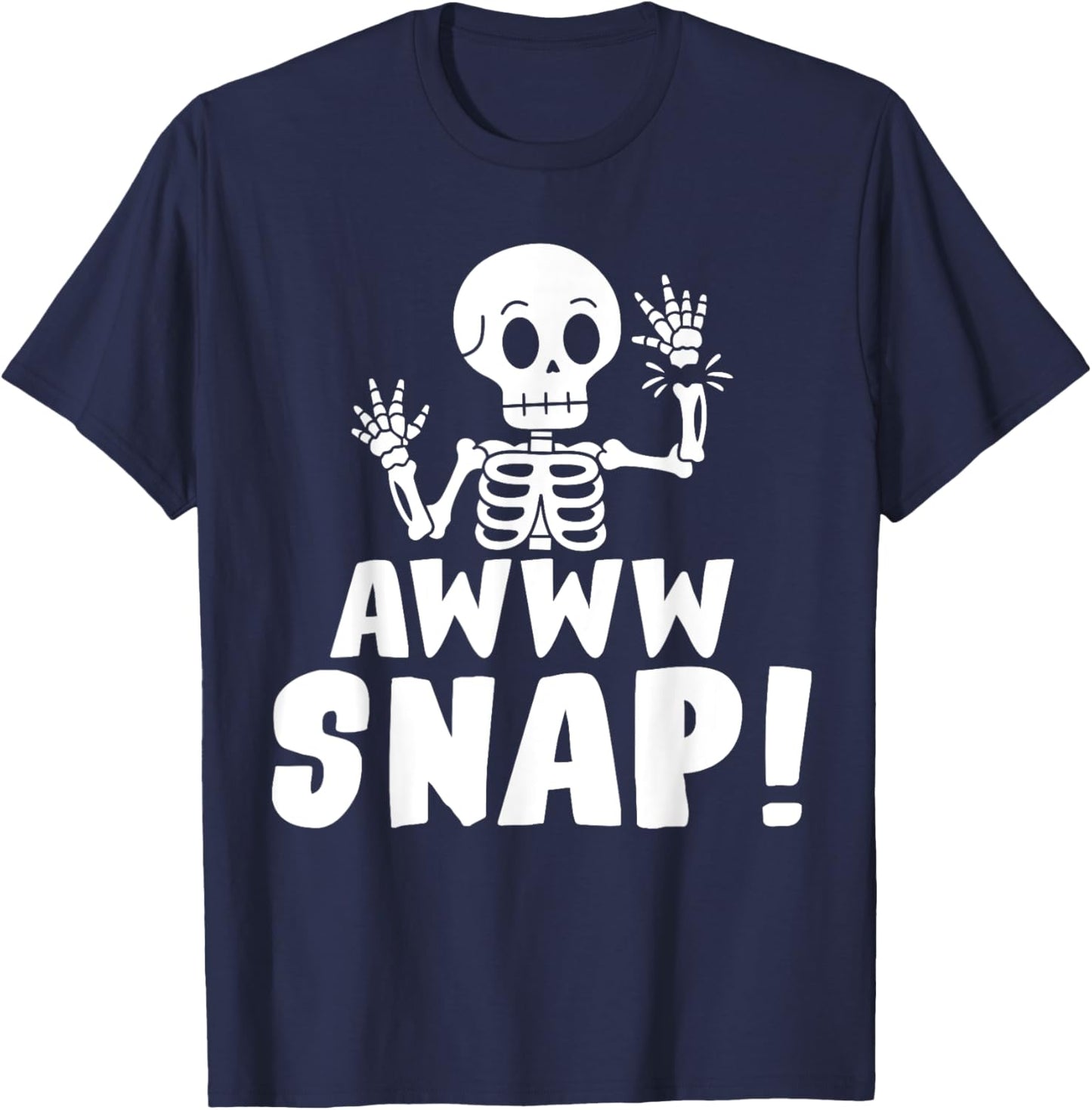 Skeleton Injury Wrist Surgery Recovery Aw Snap Broken Arm T-Shirt - T-Shirt | Navy