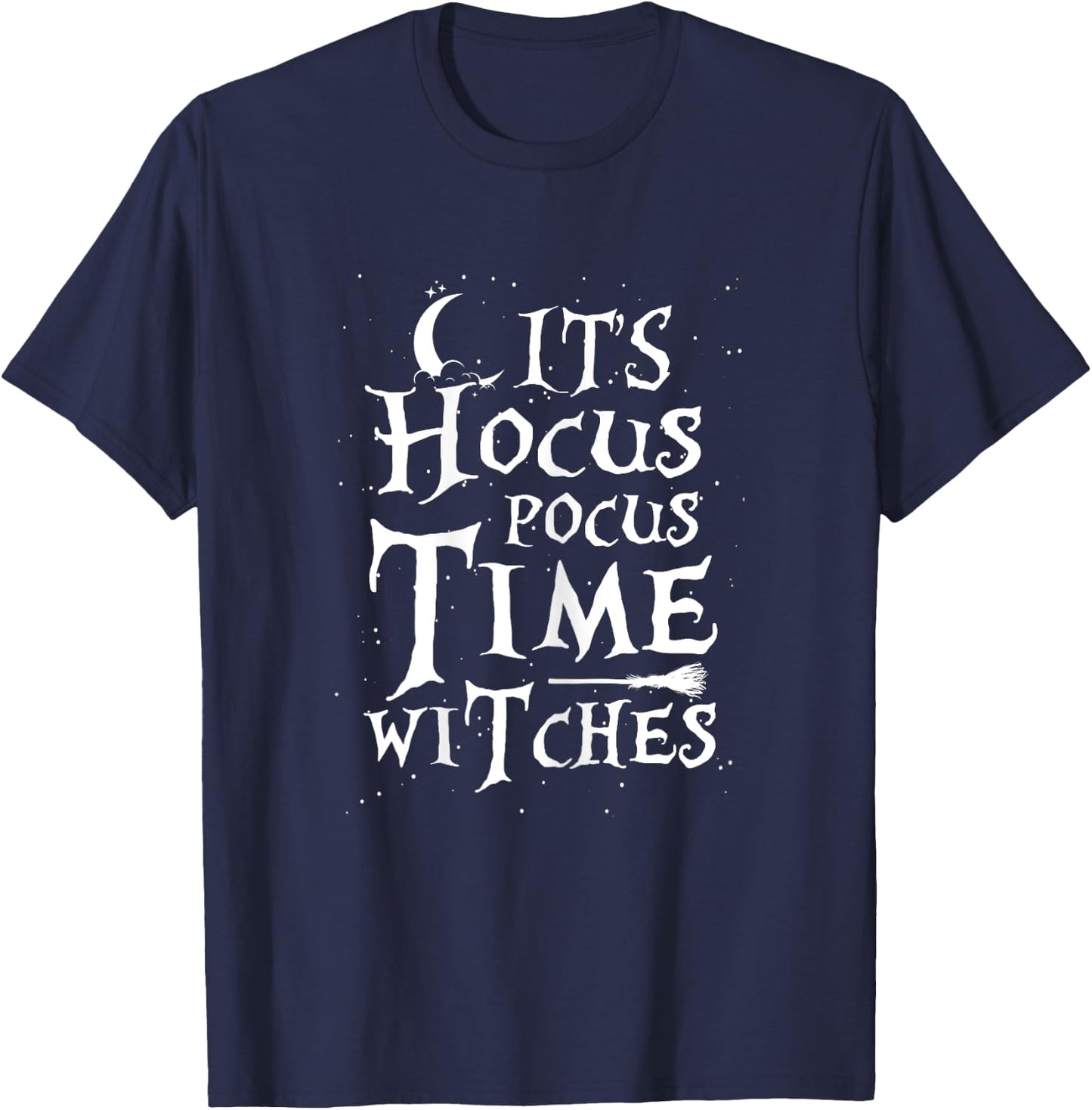 It's Hocus Pocus Time Witches Cute Halloween T-Shirt - T-Shirt | Navy