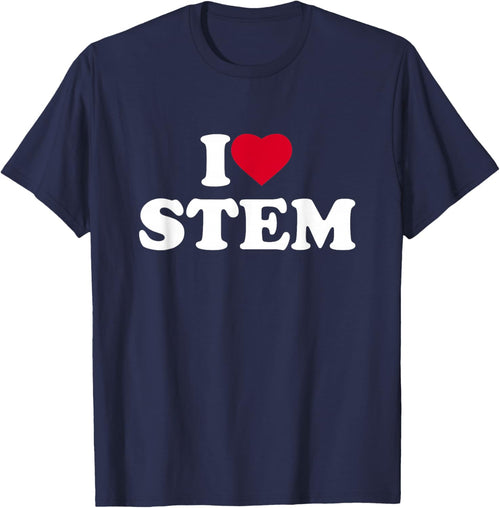 I Love Heart STEM Lover Science Technology Engineering Math