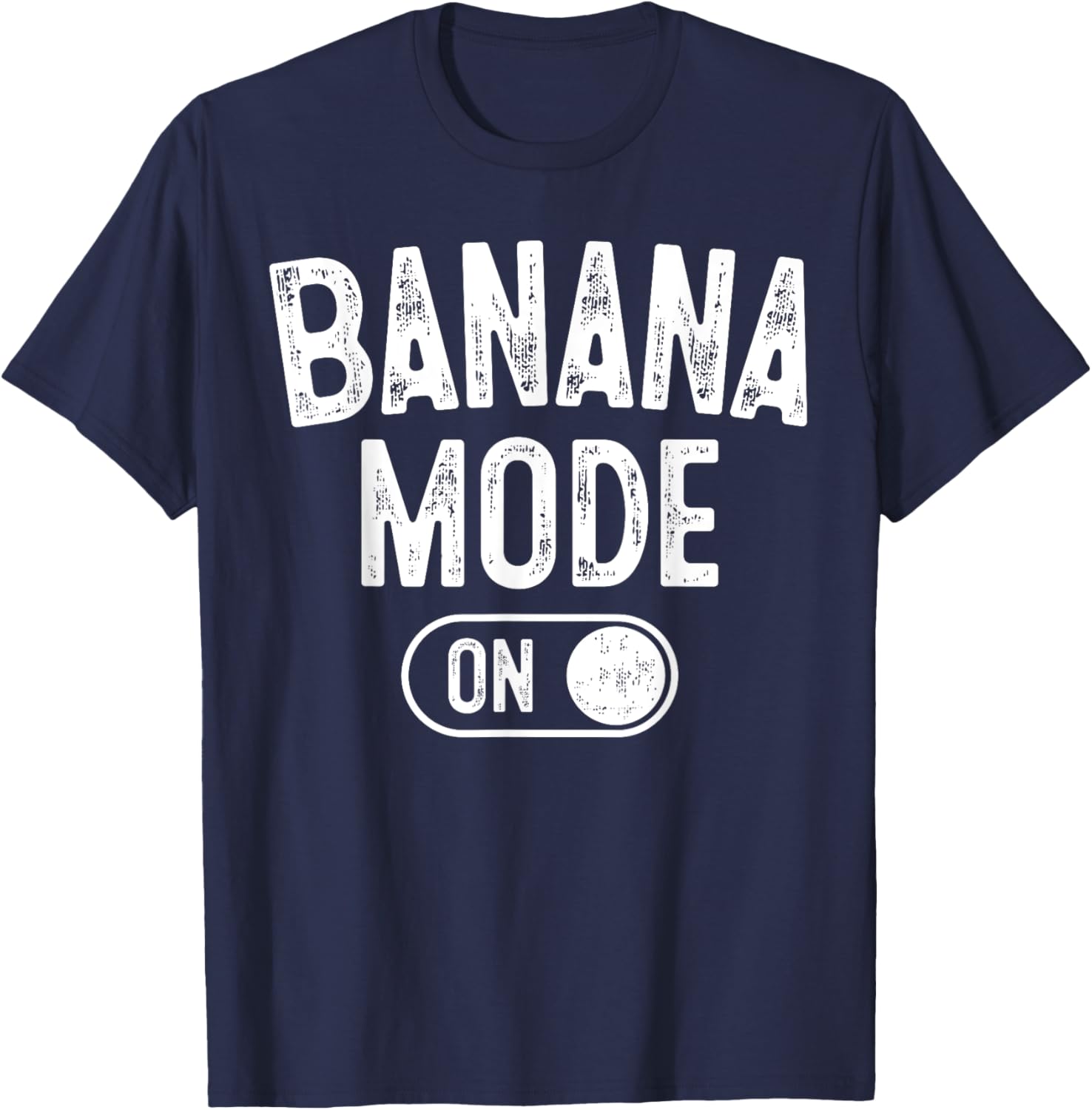 Banana Mode On Costume Funny Fruit Party Gift Festivals T-Shirt - T-Shirt | Navy