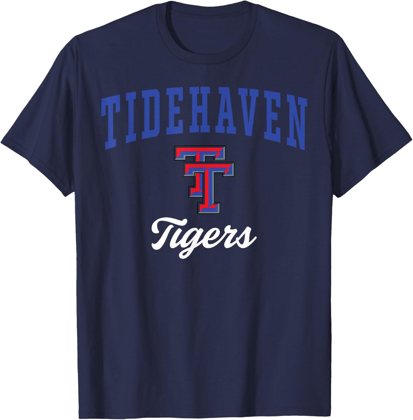 Tidehaven High School Tigers C3 T-Shirt - T-Shirt | Navy