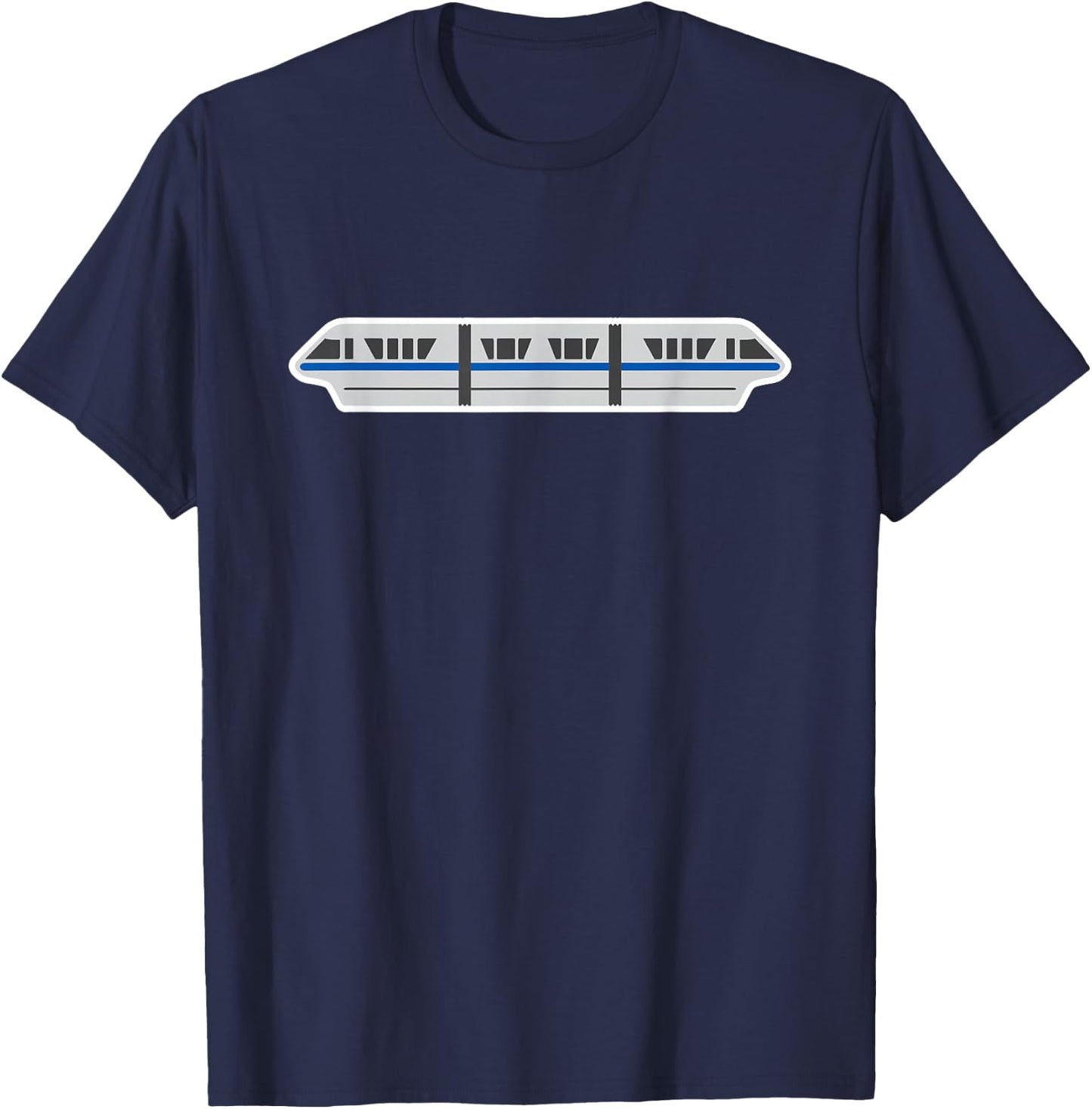 Blue Monorail T-Shirt - T-Shirt | Navy