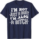 I'm Not Just A Aunt I'm Also A Bitch T-Shirt - T-Shirt | Navy