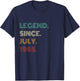 60 Years Old Legend Since July 1965 60th Birthday T-Shirt - T-Shirt | Navy