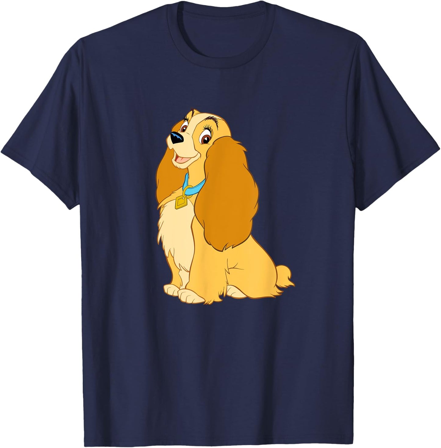Disney Lady and the Tramp Lady T-Shirt - T-Shirt | Navy