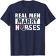 Real Men Marry Nurses Cute From a Nurse Wife To Husband T-Shirt - T-Shirt | Navy