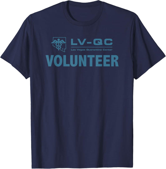 Army Of The Dead Las Vegas Quarantine Volunteer T-Shirt - T-Shirt | Navy
