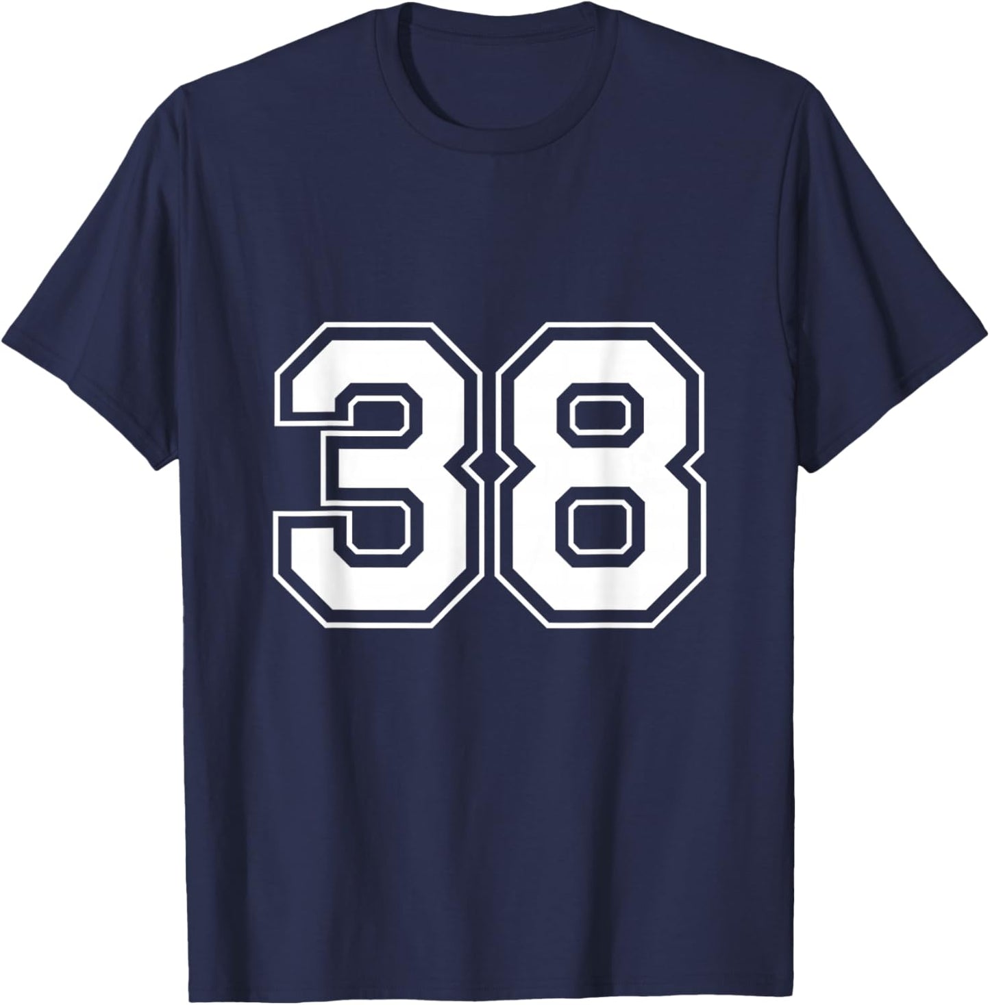 Number 38 T-Shirt - T-Shirt | Navy