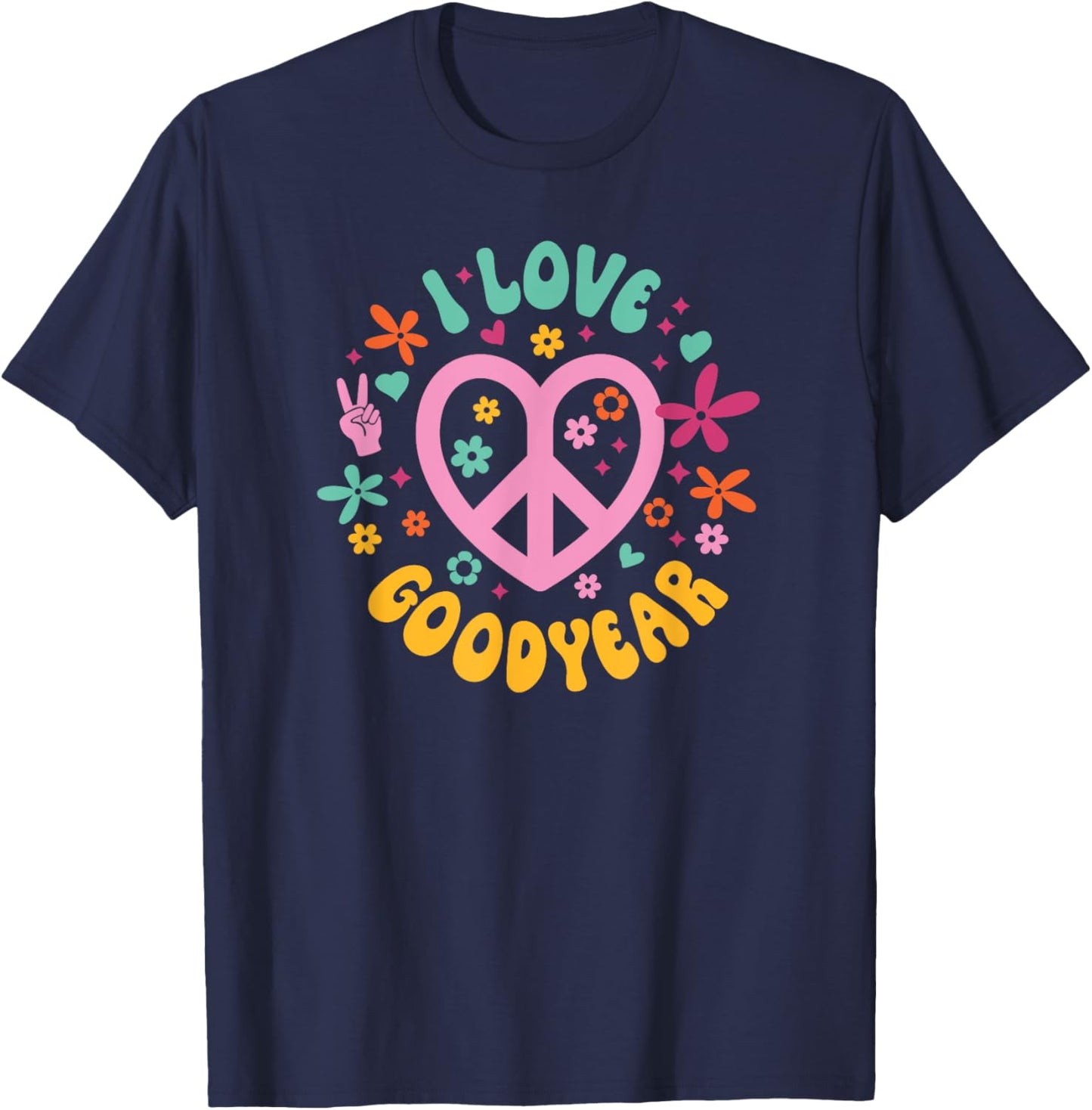 I Love Goodyear T-Shirt - T-Shirt | Navy