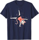 Acrobatic cat gymnastics Gymnastic pose Men Women Kids T-Shirt - T-Shirt | Navy