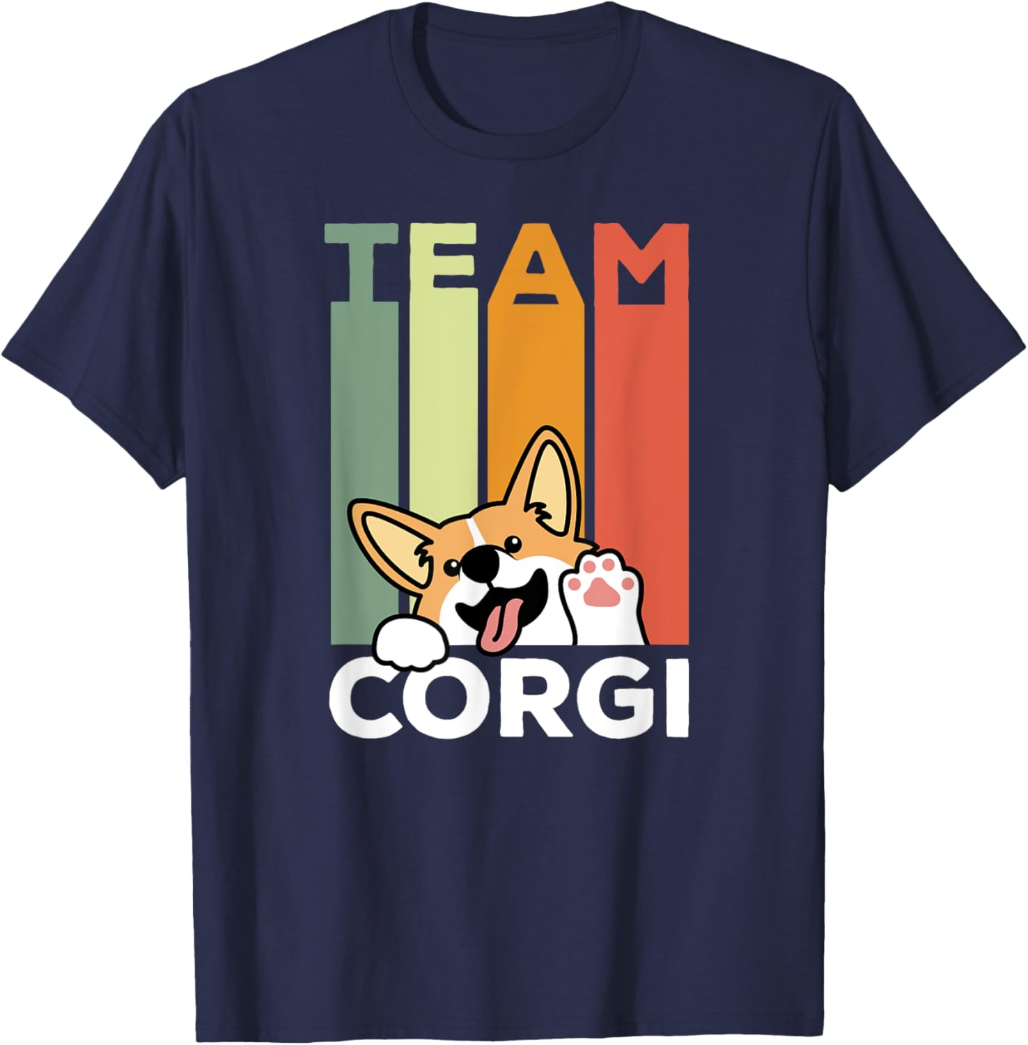 Team Corgi T-Shirt - T-Shirt | Navy
