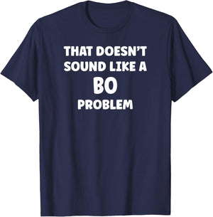 BO Personalized Custom Boys BO Name T-Shirt - T-Shirt | Navy