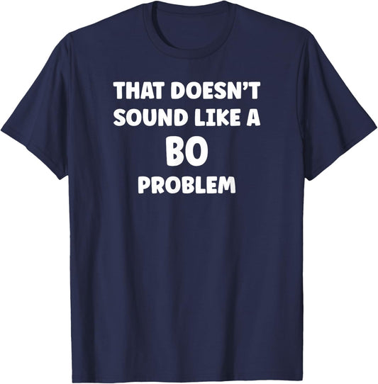 BO Personalized Custom Boys BO Name T-Shirt - T-Shirt | Navy