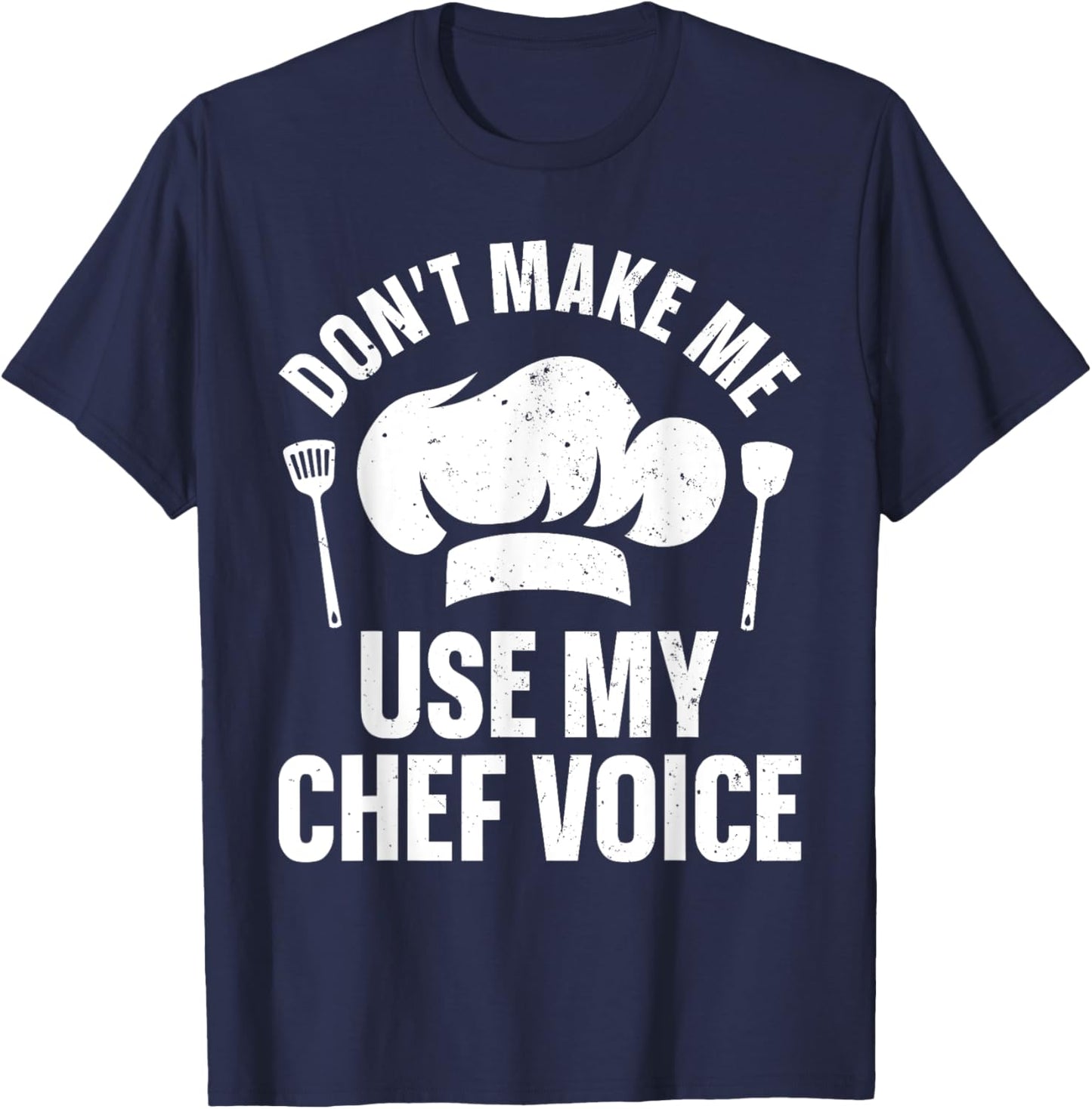 Funny Chef Design Women Cooking Lover Culinary Chef T-Shirt - T-Shirt | Navy